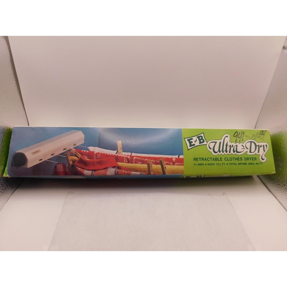 Vintage E and B Ultra Dry Retractable Clothes Dryer